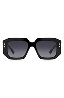 Isabel Marant 53mm Gradient Square Sunglasses in / Shaded at Nordstrom