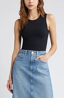 Open Edit Smooth Crewneck Tank at Nordstrom,