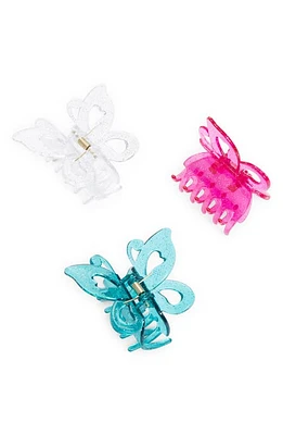 Capelli New York Kids' 3-Pack Butterfly Hair Claw Clips in Fuchsia at Nordstrom