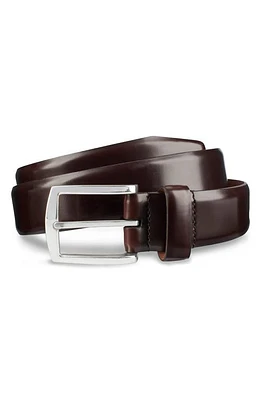 Allen Edmonds Midland Ave. Leather Belt Mahogany at Nordstrom,