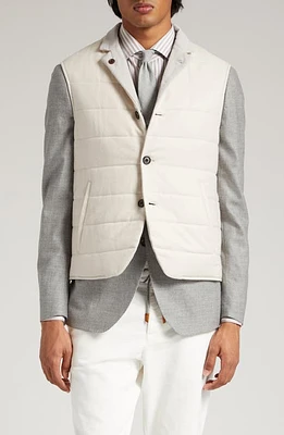 Eleventy Reversible Vest Sand-Grey at Nordstrom, Us