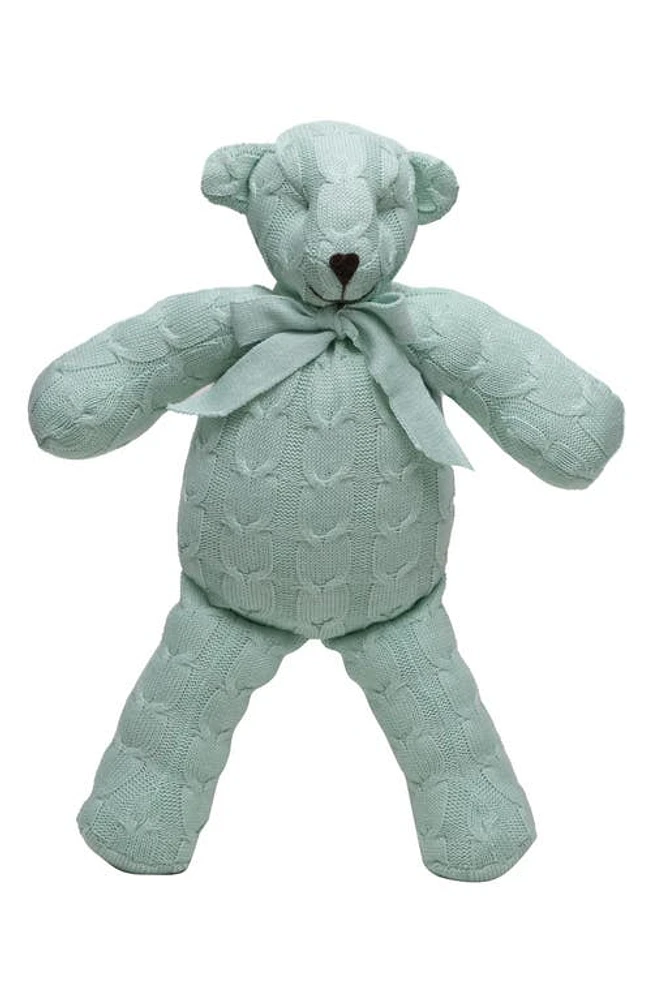 RIAN TRICOT Plush Cable Knit Teddy Bear in at Nordstrom