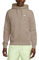 Nike Men's Club Zip-Up Logo Hoodie at Nordstrom,