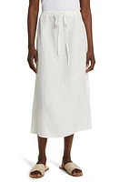 Rails Monet Linen Drawstring Midi Skirt White at Nordstrom,