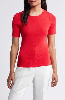 Tahari ASL Short Sleeve Sweater at Nordstrom,