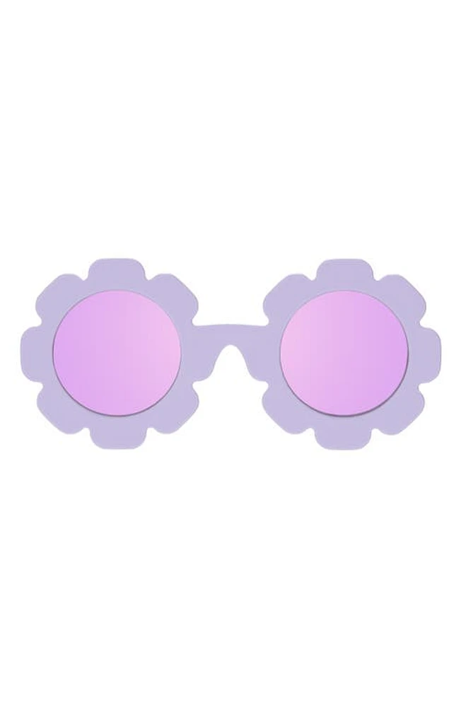 Babiators Kids' Irresistible Iris Polarized Flower Sunglasses in Irresitible Iris at Nordstrom, Size 6 Y