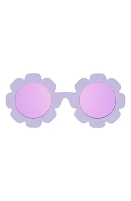 Babiators Kids' Irresistible Iris Polarized Flower Sunglasses in Irresitible Iris at Nordstrom, Size 6 Y