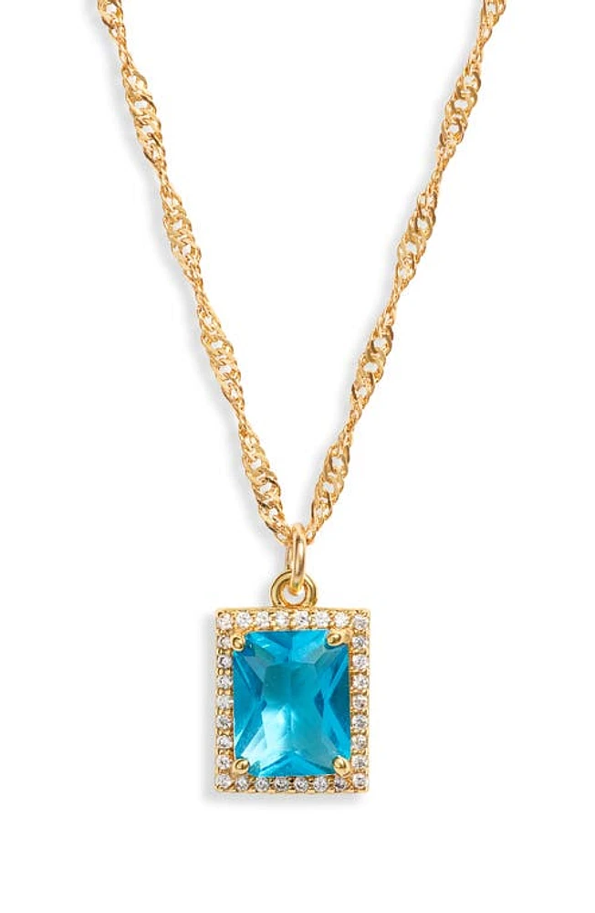 VIDAKUSH The Vixen Pendant Necklace in Light Blue at Nordstrom, Size 16