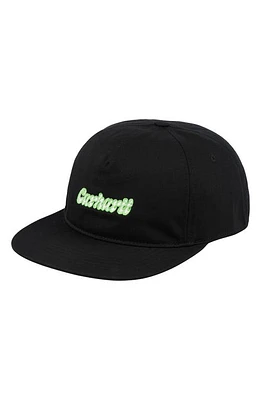 Carhartt Work In Progress Liquid Script Twill Baseball Cap in Black at Nordstrom