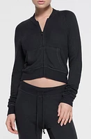 SKIMS Light French Terry Shrunken Zip Up at Nordstrom,