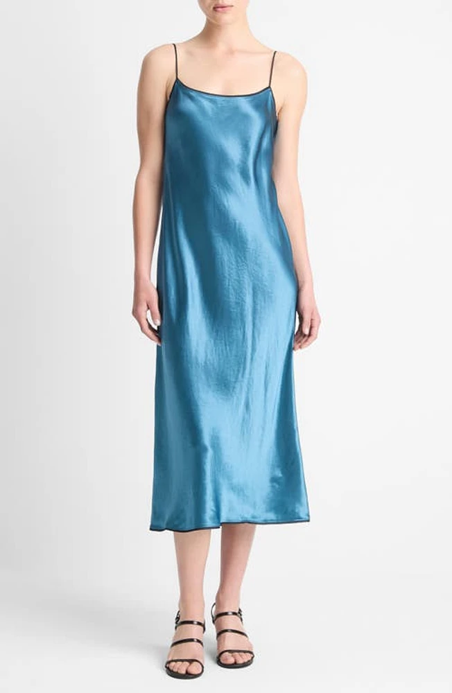 Vince Tipped Satin Slipdress at Nordstrom,