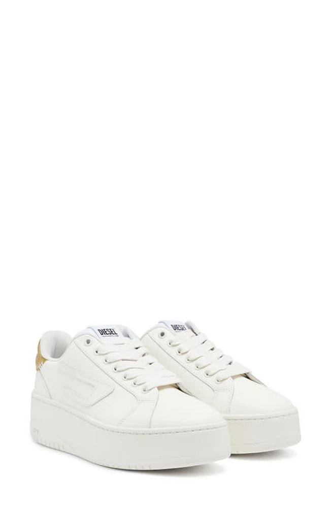 DIESEL Athene Bold Low Top Platform Sneaker Gold at Nordstrom,