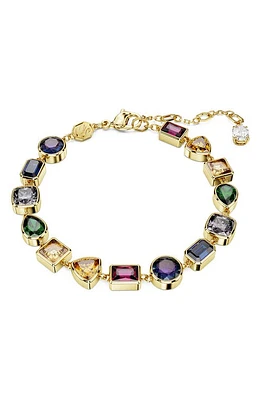 Swarovski Stilla Mixed Cut Crystal Bracelet in Gold/Multicolored at Nordstrom