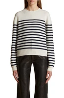 Khaite Viola Stripe Cashmere Sweater at Nordstrom,