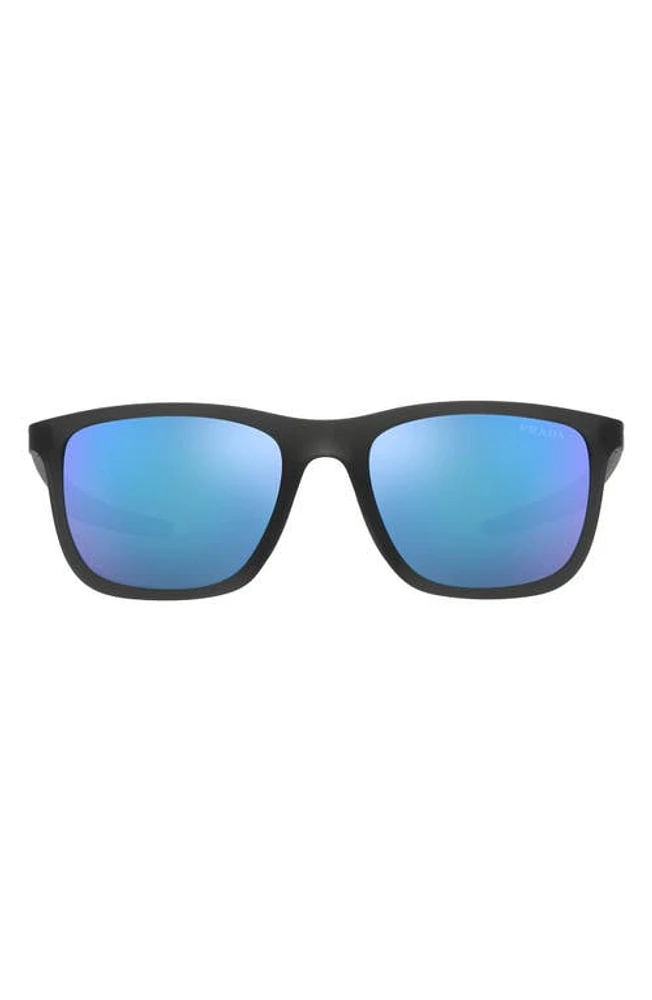 PRADA SPORT 54mm Gradient Pillow Sunglasses in Trans Grey at Nordstrom