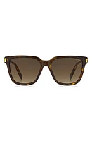 Marc Jacobs 57mm Square Sunglasses in Havana /Brown Gradient at Nordstrom