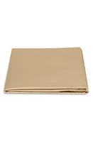 Matouk Talita 615 Thread Count Cotton Sateen Fitted Sheet in Champagne at Nordstrom