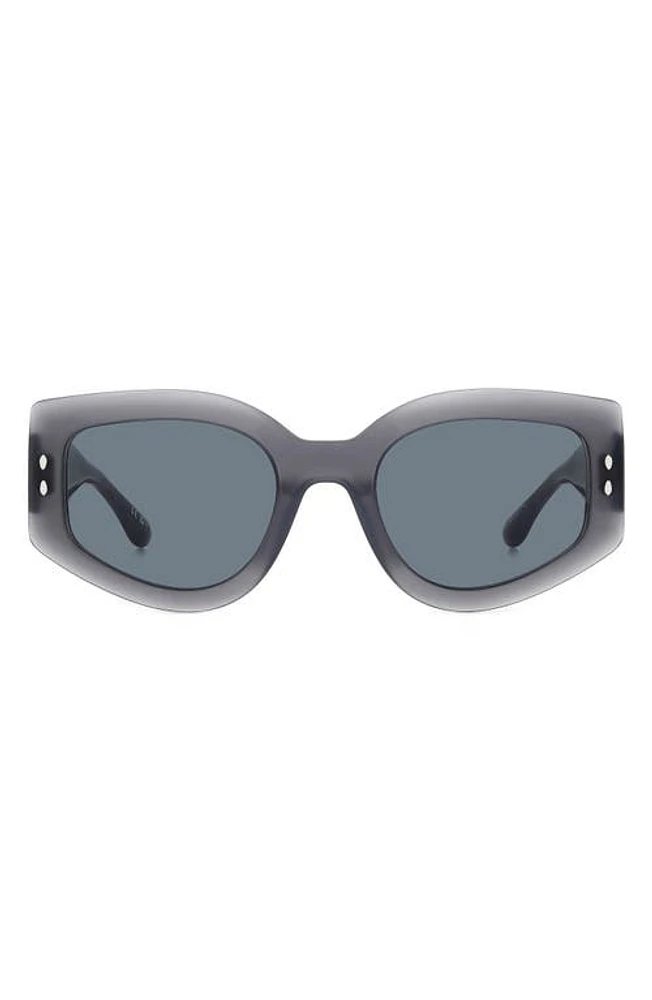 Isabel Marant 54mm Gradient Cat Eye Sunglasses in Grey/Grey at Nordstrom