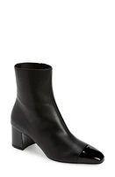 FERRAGAMO Sambi Cap Toe Bootie Black at Nordstrom,