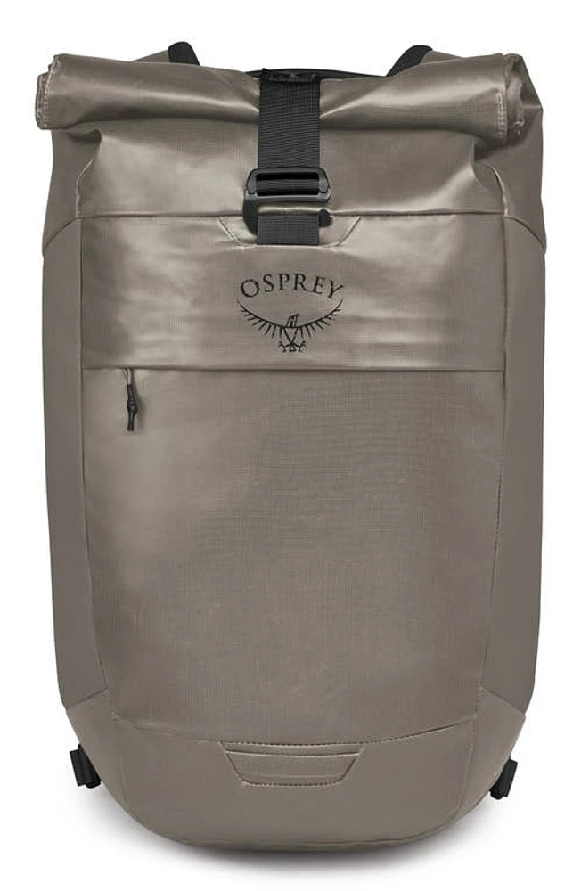 Osprey Transporter Roll Top Backpack in Tan Concrete at Nordstrom