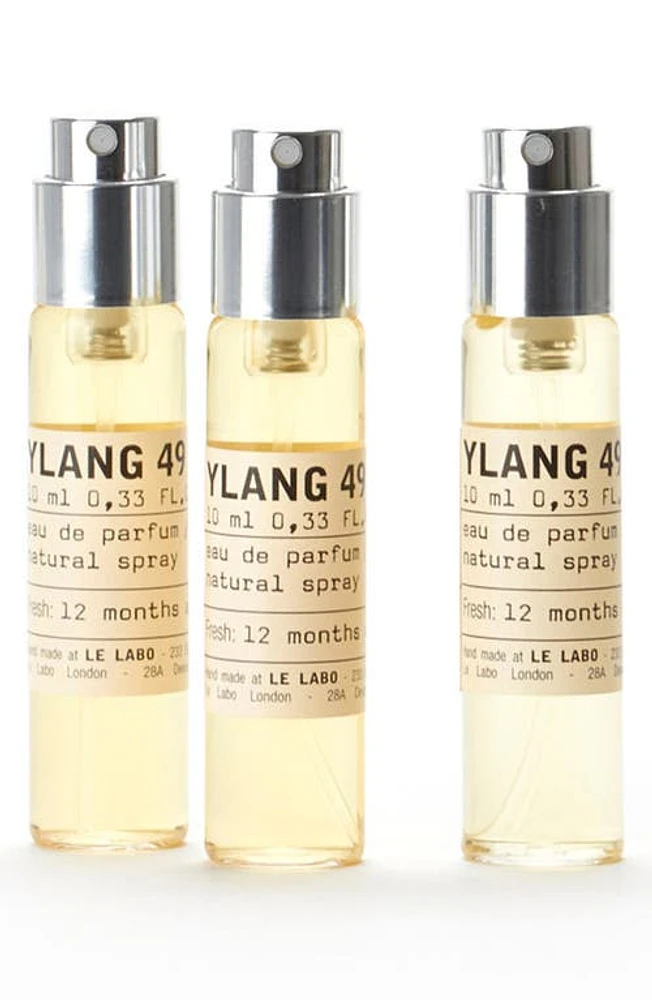 Le Labo Ylang 49 Eau de Parfum Travel Tube Refill Trio at Nordstrom