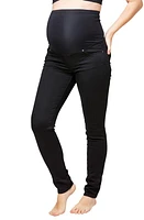 Nom Maternity Soho Skinny Over the Bump Jeans Black at Nordstrom,