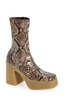 Stella McCartney Skyla Reptile Print Platform Bootie 2007 Coffee at Nordstrom,