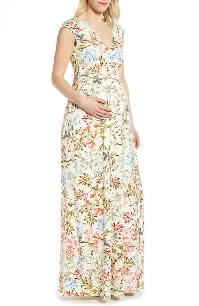 Tiffany Rose Alana Maternity/Nursing Maxi Dress in White at Nordstrom