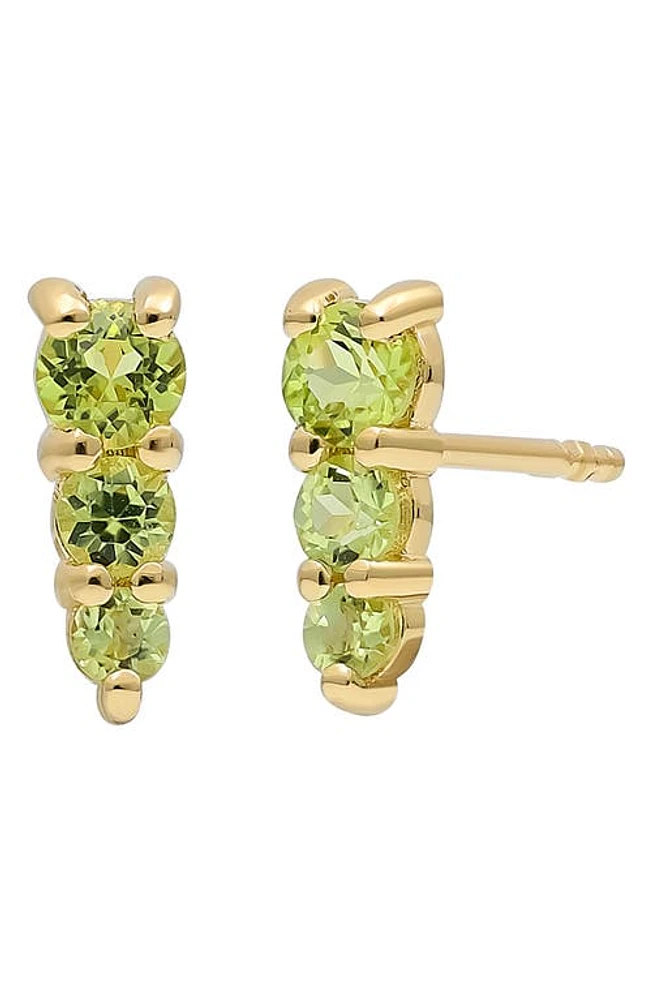 Bony Levy 14K Gold Peridot Stud Earrings in 14K Yellow Gold at Nordstrom