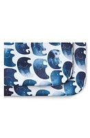 Oilo 2-Pack Fitted Elephant Print Jersey Crib Sheets in Indigo at Nordstrom