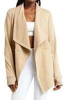 Blanc Noir Yolo Drape Front Jacket at Nordstrom,