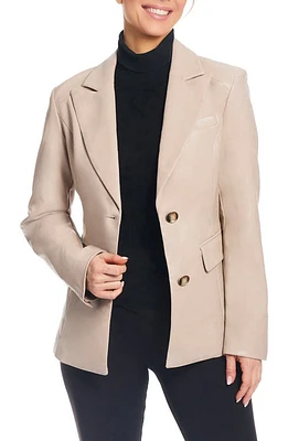 Sanctuary Corset Back Faux Leather Blazer at Nordstrom,