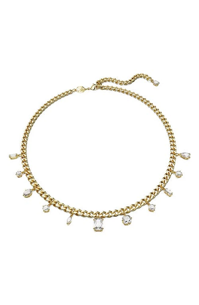 Swarovski Dextera Frontal Necklace in Gold at Nordstrom