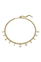 Swarovski Dextera Frontal Necklace in Gold at Nordstrom