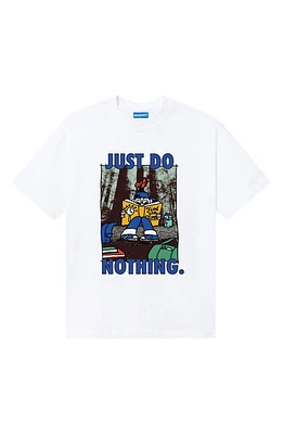 MARKET Just Do Nothing Cotton Graphic T-Shirt White at Nordstrom,