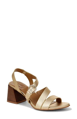 Naturalizer Veva Strappy Sandal Dark Gold Faux Leather at Nordstrom,