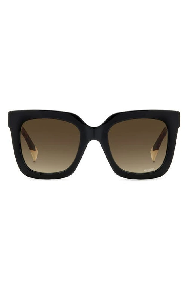 Missoni 52mm Square Sunglasses in Black/Brown Gradient at Nordstrom