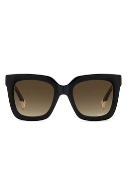 Missoni 52mm Square Sunglasses in Black/Brown Gradient at Nordstrom