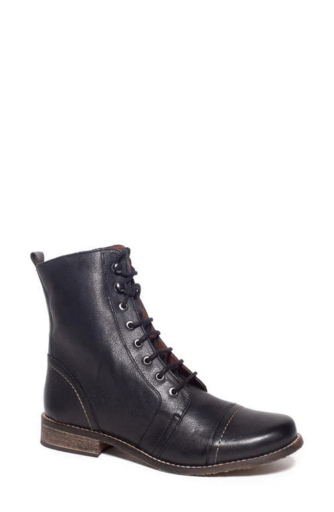 Unity Diversity Liberty Organic Leather Combat Boot at Nordstrom,