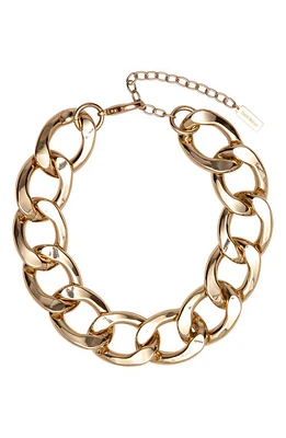 st. Moran Azlin Curb Chain Collar Necklace in Yellow at Nordstrom