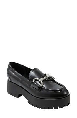 Marc Fisher LTD Wilmer Platform Loafer in Black 001 at Nordstrom, Size 10