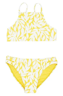 Feather 4 Arrow Kids' Sunray Bikini Two-Piece Swimsuit Sunshine at Nordstrom,