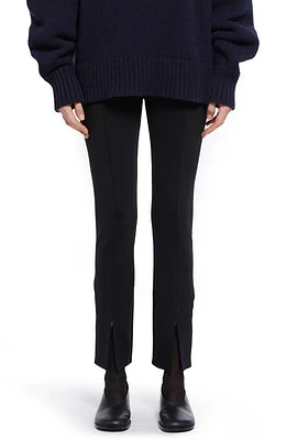 The Row Thilde Split Hem Scuba Pants in Black at Nordstrom, Size X-Small