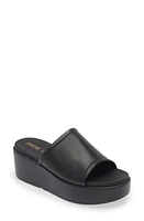 Geox Xand Platform Wedge Slide Sandal Black at Nordstrom,