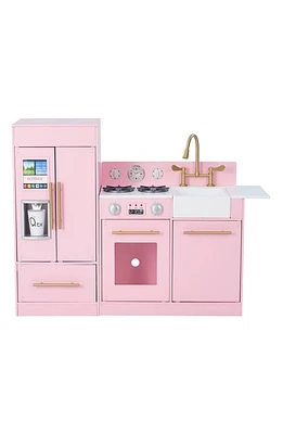 Teamson Kids Little Chef Modern Kitchen Playset in Pink at Nordstrom