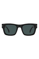 David Beckham Eyewear 51mm Rectangular Sunglasses in Black at Nordstrom