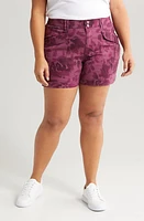 Wit & Wisdom 'Ab'Solution High Waist Shorts Wild Raspberry at Nordstrom,