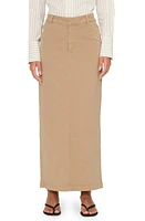 DL1961 Asra Twill Maxi Skirt Sepia at Nordstrom,