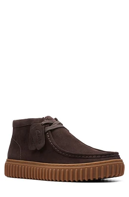 Clarks(r) Torhill Hi Chukka Boot in Dark Brown Suede at Nordstrom, Size 7