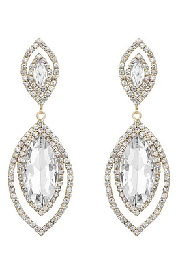 Ettika Large Crystal Drop Earrings in Gold at Nordstrom